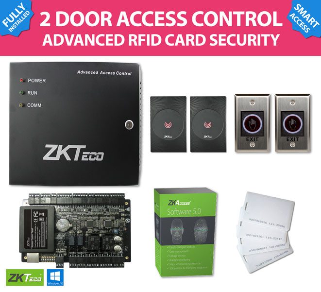 Two Door RFID Card Access Package